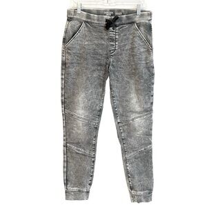 Levi’s Denizen Joggers Pull On Gray Stretch High Rise Jeans Pants Juniors Sz 9